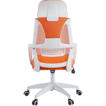 Кресло VT_Chairman CH636 белый пластик, оранжевый Кресло VT_Chairman CH636 белый пластик, оранжевый