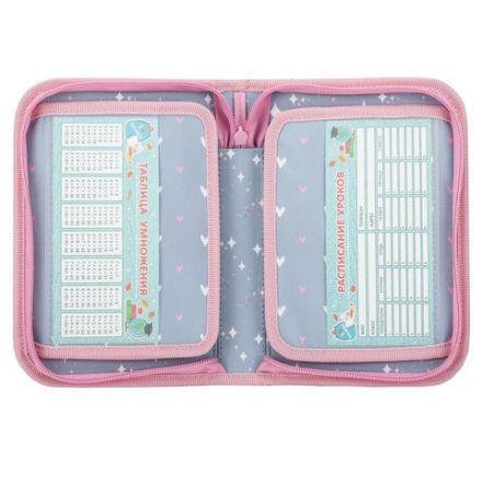 Пенал BRAUBERG, 1 отделение, 2 откидные планки, полиэстер, 21х14 см, "Anime friends", 272319