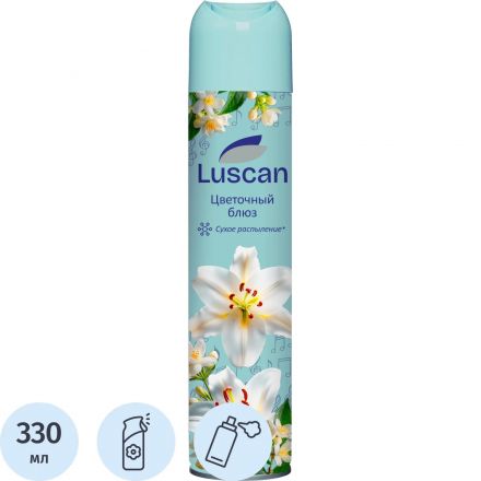 Освежитель воздуха Luscan 330мл Цветочный блюз сухое распыл Освежитель воздуха Luscan 330мл Цветочный блюз сухое распыл