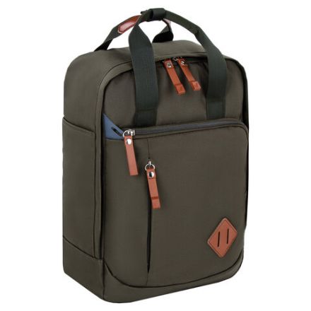 Рюкзак BRAUBERG FRIENDLY универсальный с длинными ручками, хаки, 37х26х13 см, 270091 Рюкзак BRAUBERG FRIENDLY универсальный с длинными ручками, хаки, 37х26х13 см, 270091