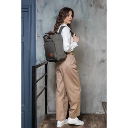 Рюкзак BRAUBERG FRIENDLY универсальный с длинными ручками, хаки, 37х26х13 см, 270091 Рюкзак BRAUBERG FRIENDLY универсальный с длинными ручками, хаки, 37х26х13 см, 270091