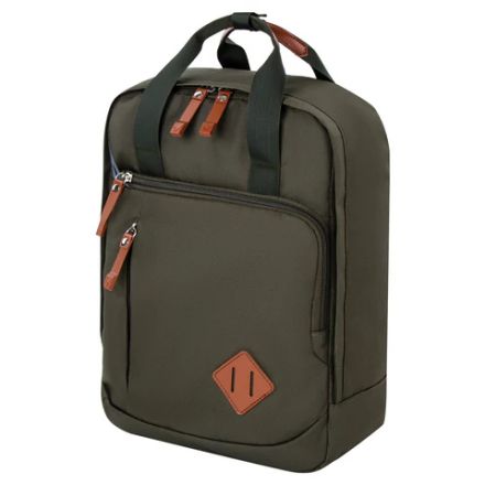 Рюкзак BRAUBERG FRIENDLY универсальный с длинными ручками, хаки, 37х26х13 см, 270091 Рюкзак BRAUBERG FRIENDLY универсальный с длинными ручками, хаки, 37х26х13 см, 270091