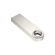 Флеш-диск 64 GB NETAC U278, USB 2.0, металлический корпус, серебристый/черный, NT03U278N-064G-20PN