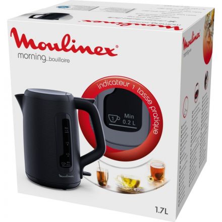 Чайник Moulinex BY2M0810, электрический, черный, 1,7 л Чайник Moulinex BY2M0810, электрический, черный, 1,7 л