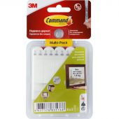 Застежки самоклеящиеся Command для картин, белые, малые, 8 пар (17202-2) Застежки самоклеящиеся Command для картин, белые, малые, 8 пар (17202-2)