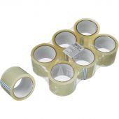 Клейкая лента упаковочная 72мм х 66м, прозрачный, 40мкм, 6 шт/уп Клейкая лента упаковочная 72мм х 66м, прозрачный, 40мкм, 6 шт/уп