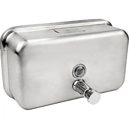 Дозатор для жидкого мыла Luscan Professional горизонт 1200мл металл