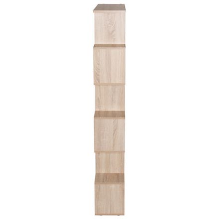 Стеллаж BRABIX "Scandi SH-008", 730х250х1760 мм, 6 секций, ЛДСП, дуб сонома, 641898, ЦБ013658-2