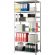 Стеллаж металлический ПРАКТИК MS 6 полок 1000х600х2200 Стеллаж металлический ПРАКТИК MS 6 полок 1000х600х2200