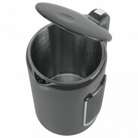 Чайник с терморегулятором и дисплеем, ДВОЙНЫЕ СТЕНКИ, SONNEN KT-8723G, 1,7 л, 2200 Вт, серый, 454690 Чайник с терморегулятором и дисплеем, ДВОЙНЫЕ СТЕНКИ, SONNEN KT-8723G, 1,7 л, 2200 Вт, серый, 454690