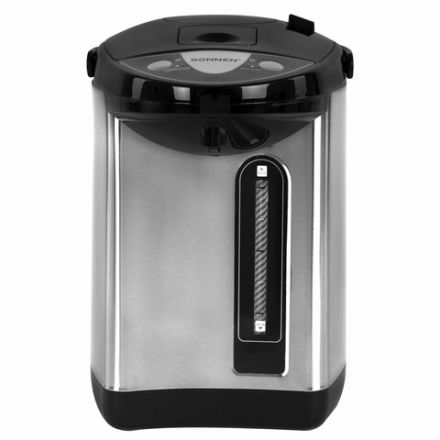 Термопот SONNEN TP-38, 4 л, 900 Вт, 1 температурный режим, 3 режима подачи воды, сталь, черный/серебро, 456710 Термопот SONNEN TP-38, 4 л, 900 Вт, 1 температурный режим, 3 режима подачи воды, сталь, черный/серебро, 456710