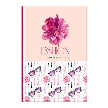 Записная книжка А5 80л. BG "Fashion", матовая ламинация, блок в точку, 100 гр/м2