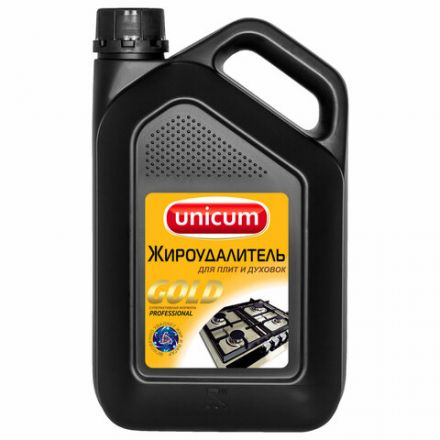 Средство для чистки плит, духовок, грилей от жира/нагара 3 л, UNICUM "Gold Professional", 300025 Средство для чистки плит, духовок, грилей от жира/нагара 3 л, UNICUM "Gold Professional", 300025