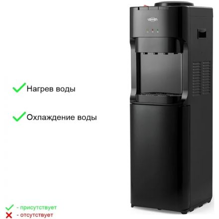 Кулер для воды VATTEN V45NE напольный, электронный, черный Кулер для воды VATTEN V45NE напольный, электронный, черный