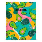 Дневник 5-11 класс 48 л., твердый, BRAUBERG, блестки, с подсказом, "Avocado", 106419