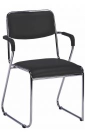 Кресло Everprof Fix Plus Chrome Экокожа Черный Кресло Everprof Fix Plus Chrome Экокожа Черный