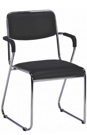 Кресло Everprof Fix Plus Chrome Экокожа Черный Кресло Everprof Fix Plus Chrome Экокожа Черный