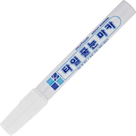 Маркер для плиточных швов MunHwaGrout Marker,2мм+2запас.нак.,бел.,GMPP-05