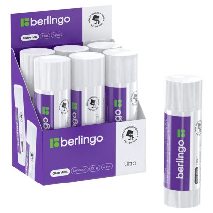 Клей-карандаш Berlingo "Ultra", 100г, ПВП Клей-карандаш Berlingo "Ultra", 100г, ПВП