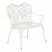 Скамья Secret De Maison Symphonie , алюминиевый сплав, 95х56х92см, butter white