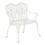 Скамья Secret De Maison Symphonie , алюминиевый сплав, 95х56х92см, butter white