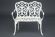 Скамья Secret De Maison Symphonie , алюминиевый сплав, 95х56х92см, butter white