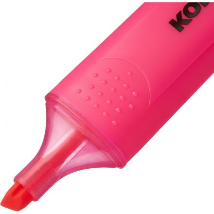 Маркер текстовыделитель Kores BRIGHT LINER PLUS, скош након, 0,5-5мм, розов Маркер текстовыделитель Kores BRIGHT LINER PLUS, скош након, 0,5-5мм, розов