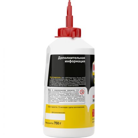 Клей для дерева Henkel Момент Столяр ПВА универсальный 750 г Клей для дерева Henkel Момент Столяр ПВА универсальный 750 г