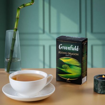 Чай зеленый листовой Greenfield Flying Dragon, 200гр