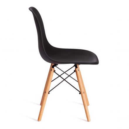 Стул Tetchair CINDY (EAMES) (mod. 1801) дерево бук/металл/сиденье пластик, 45x51x82 см, Black (черный) Стул Tetchair CINDY (EAMES) (mod. 1801) дерево бук/металл/сиденье пластик, 45x51x82 см, Black (черный)