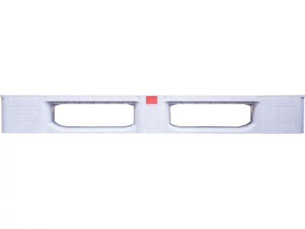 Паллет 1200х800х155 мм (сплошной специализированный на 3-х полозьях) серый Паллет 1200х800х155 мм (сплошной специализированный на 3-х полозьях) серый