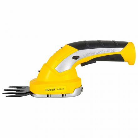 Триммер-кусторез АККУМУЛЯТОРНЫЙ HUTER GET-3.6, 1100 об/мин, 3,6 В, 1,5 Ахч, 70/1/28 Триммер-кусторез АККУМУЛЯТОРНЫЙ HUTER GET-3.6, 1100 об/мин, 3,6 В, 1,5 Ахч, 70/1/28