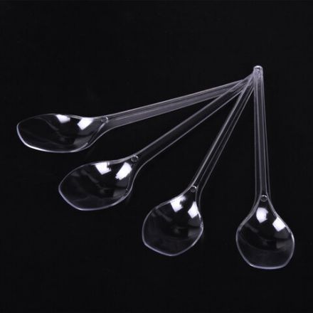 Ложка чайная одноразовая пластиковая 125 мм, прозрачная, КОМПЛЕКТ 100 шт., ЭТАЛОН, WELDAY (ВЭЛДЭЙ), 607831 Ложка чайная одноразовая пластиковая 125 мм, прозрачная, КОМПЛЕКТ 100 шт., ЭТАЛОН, WELDAY (ВЭЛДЭЙ), 607831