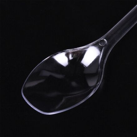 Ложка чайная одноразовая пластиковая 125 мм, прозрачная, КОМПЛЕКТ 100 шт., ЭТАЛОН, WELDAY (ВЭЛДЭЙ), 607831 Ложка чайная одноразовая пластиковая 125 мм, прозрачная, КОМПЛЕКТ 100 шт., ЭТАЛОН, WELDAY (ВЭЛДЭЙ), 607831