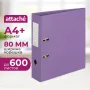 Папка-регистратор Attache Bright colours 80 мм металлические уголки сирен, ПБП2, карман на корешке