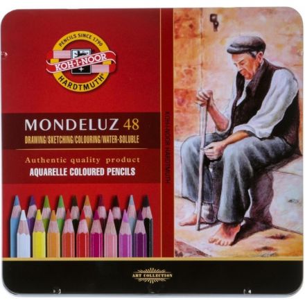 Карандаши акварельные цвет. KOH-I-NOOR MonduluzOldMan 48цв/наб 3726048001PL Карандаши акварельные цвет. KOH-I-NOOR MonduluzOldMan 48цв/наб 3726048001PL
