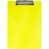 Папка-планшет Attache А4, жесткий пластик 2мм, прозрачный зеленый