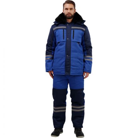 Костюм рабочий зимний муж з03-КПК вас/син (р.56-58) 182-188 Костюм рабочий зимний муж з03-КПК вас/син (р.56-58) 182-188