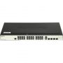 Коммутатор D-Link DES-3200-28/C1A, L2 24x10/100Base-TX, 2xSFP, 2 комбо