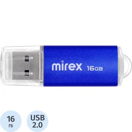 Флеш-память Mirex USB UNIT AQUA 16Gb (13600-FMUAQU16 )
