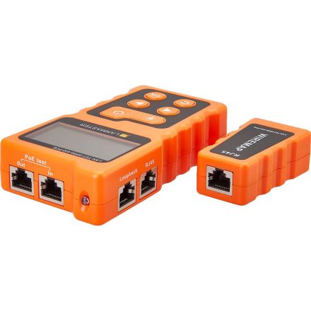 Тестер LANMASTER LAN-TST-WRM-400-POE с дисплеем, с опред. параметров POE Тестер LANMASTER LAN-TST-WRM-400-POE с дисплеем, с опред. параметров POE