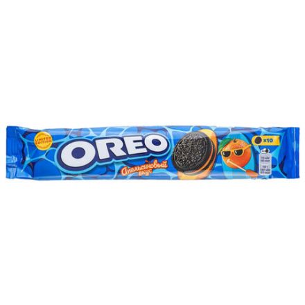 Печенье OREO с какао и начинкой с апельсиновым вкусом, 95 г, 24823 Печенье OREO с какао и начинкой с апельсиновым вкусом, 95 г, 24823