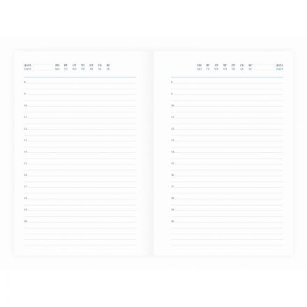 Ежедневник недатированный синий, А5, 148x218, 352стр, Agenda Ежедневник недатированный синий, А5, 148x218, 352стр, Agenda