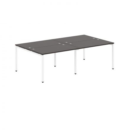 Стол 4-х местный XWST 2414 Легно темный/Белый 2406х1406х750 XTEN-S Стол 4-х местный XWST 2414 Легно темный/Белый 2406х1406х750 XTEN-S