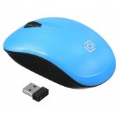 Мышь компьютерная Oklick 525MW голубой опт (1000dpi) беспр USB (2but)