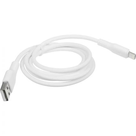 Кабель зарядный Rocket Flex оплёткаTPE USB-A/Lightn.1м,бел(RDC507WH01FL-AL)