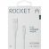 Кабель зарядный Rocket Flex оплёткаTPE USB-A/Lightn.1м,бел(RDC507WH01FL-AL)