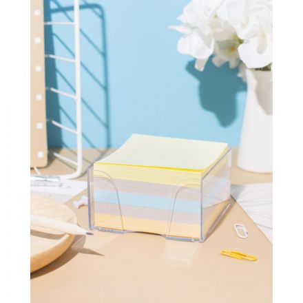 Блок для записей Attache Economy 90x90x50 мм разноцветный в боксе (плотность 65-80 г/кв.м) Блок для записей Attache Economy 90x90x50 мм разноцветный в боксе (плотность 65-80 г/кв.м)