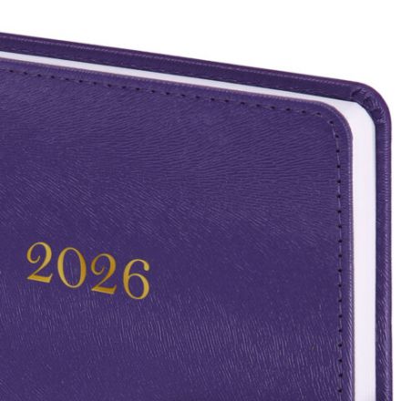 Ежедневник датированный 2026 А5 138х213 мм, BRAUBERG "Elegant", под кожу, застежка, фиолетовый, 117370 Ежедневник датированный 2026 А5 138х213 мм, BRAUBERG "Elegant", под кожу, застежка, фиолетовый, 117370