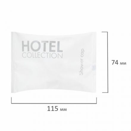Шапочка для душа КОМПЛЕКТ 500 шт., HOTEL COLLECTION, саше, флоупак, 2000316/1 Шапочка для душа КОМПЛЕКТ 500 шт., HOTEL COLLECTION, саше, флоупак, 2000316/1